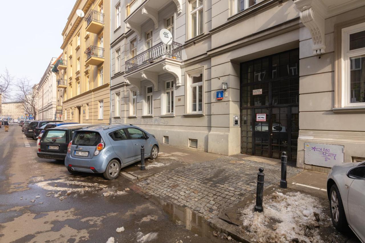 Metro Politechnika Vintage Apartment Warschau Exterior foto